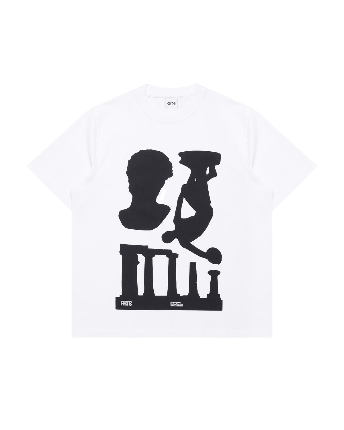 ウェア ARTE ANTWERP GRAPHIC GAME SHIRT Arte Antwerp Teo Print T-shirt | SS24-029T-WHT | AFEW STORE
